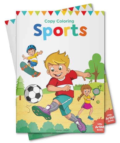 Little Artist Series Sports: Copy Colour Books