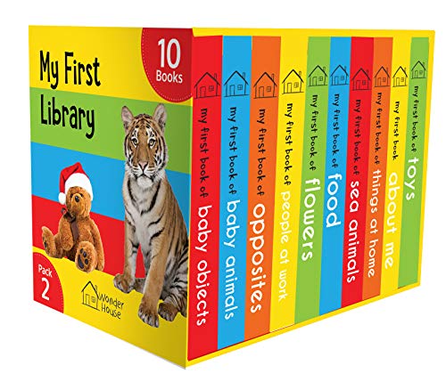 My First Library Pack 2: Boxset of 10 Board Books For Kids (Pack-2)