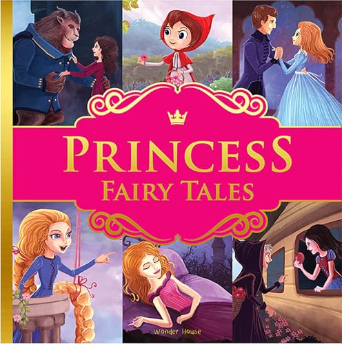 Princess Fairy Tales: Ten Traditional Fairy Tales For Children (Abridged and Retold With Large Font For Easy Reading) 8 Inches X 8 Inches - Hardback