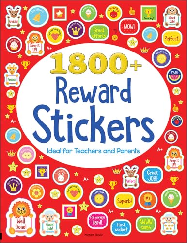 1800+ Reward Stickers - Ideal For Teachers And Parents : Sticker Book With Over 1800 Stickers To Boost The Morale of Kids
