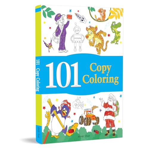 101 Copy Coloring: Fun Activity Book For Children