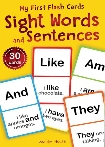 My First Flash Cards: Sight Words and Sentences (Flash Cards For Children)