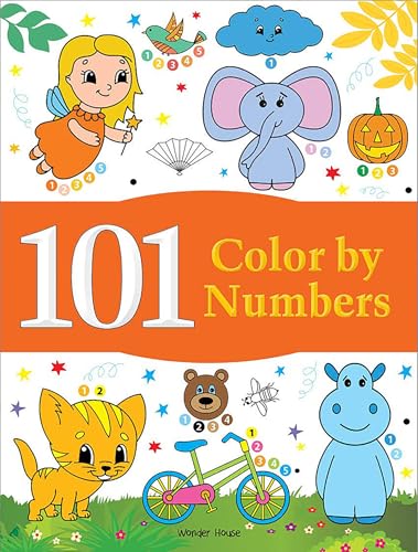 101 Color By Numbers: Fun Activity Book For Children