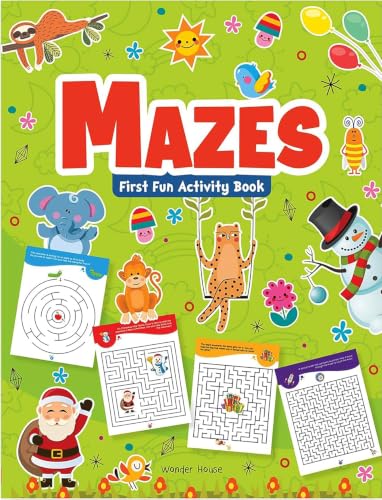 Mazes : First Fun Activity Books For Kids