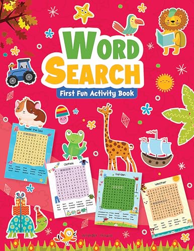 Word Search : First Fun Activity Books For Kids