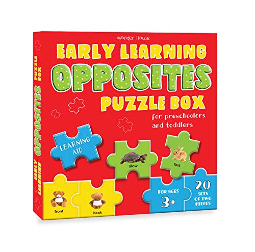 Early Learning Opposites Puzzle Box For Preschoolers And Toddlers - Learning Aid & Educational Toy (Jigsaw Puzzle for Kids Age 3 and Above)