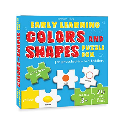 Early Learning Colors And Shapes Puzzle Box For Preschoolers And Toddlers - Learning Aid & Educational Toy (Jigsaw Puzzle for Kids Age 3 and Above)