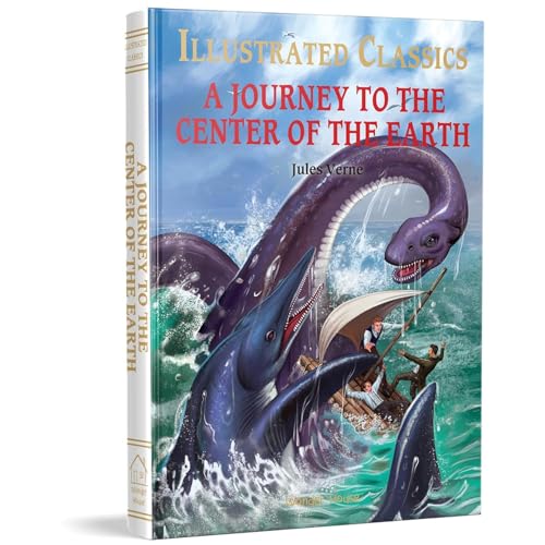 Journey To The Center of The Earth: Illustrated Abridged Children Classic English Novel With Review Questions (Hardback)