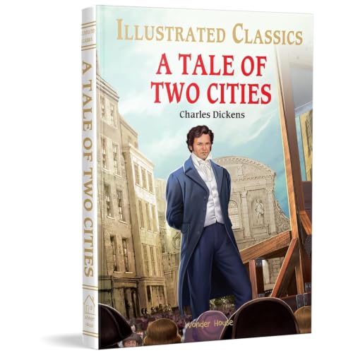 A Tale of Two Cities : Illustrated Abridged Children Classic English Novel with Review Questions (Hardback)